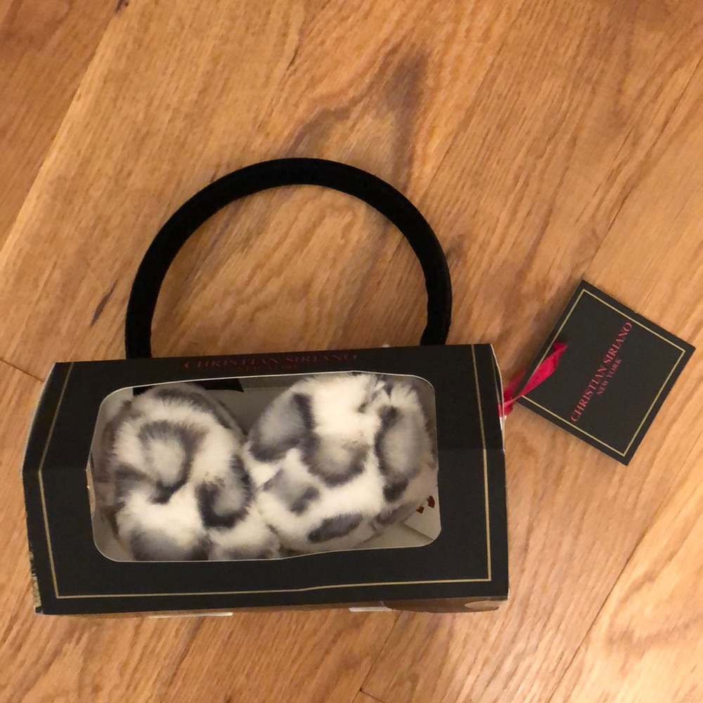 NWT Christian Siriano earmuffs